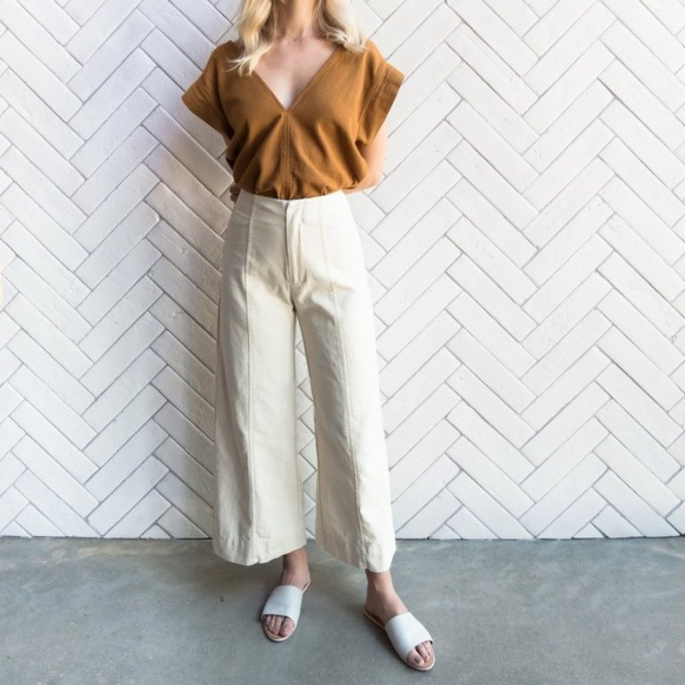 Esby Lucia pant wide-leg high-waist size 4